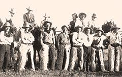 Early cowboys - Hand Hills