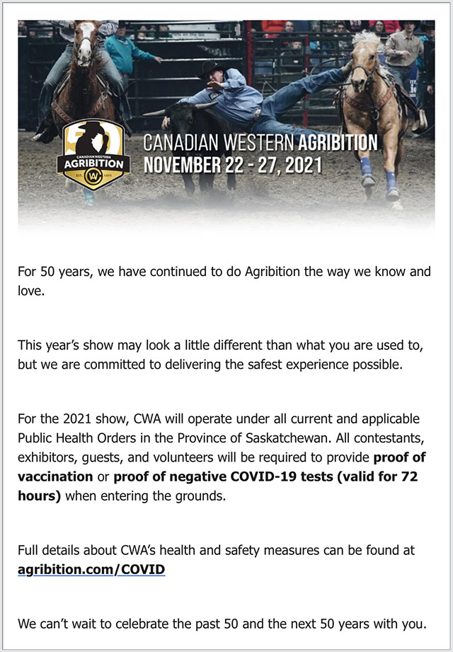 Agribition Covid Protocol