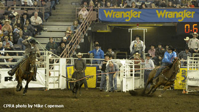 Dustin Bird / Paul Eaves - Rd 3 Team Roping Winners
